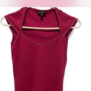 Le Chateau Women's purple Fairy rhinestone tol